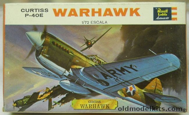 Revell 1/72 Curtiss P-40E Warhawk, H623 plastic model kit